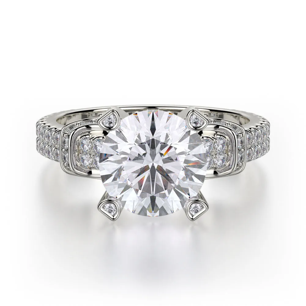 0.75ctw Round Diamond Engagement Ring