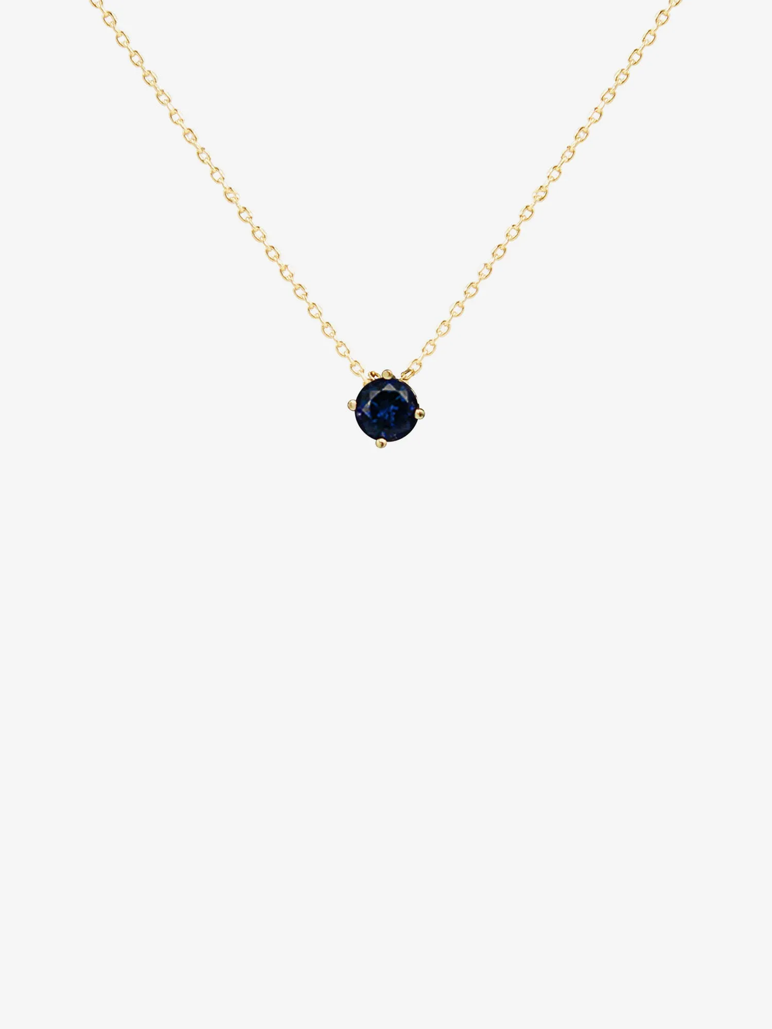 14K Gold Sapphire Necklace – Secret Box