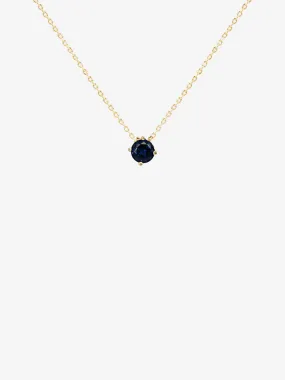 14K Gold Sapphire Necklace – Secret Box