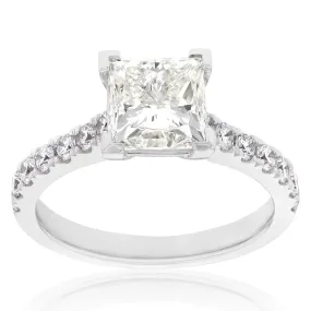 18ct White Gold 3 Carat Diamond Ring