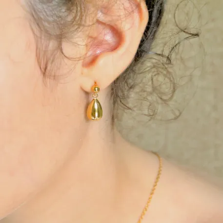 18K Gold-filled Waterdrop Stud Earrings