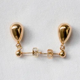 18K Gold-filled Waterdrop Stud Earrings