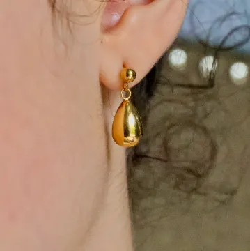 18K Gold-filled Waterdrop Stud Earrings