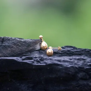 18K Gold-filled Waterdrop Stud Earrings