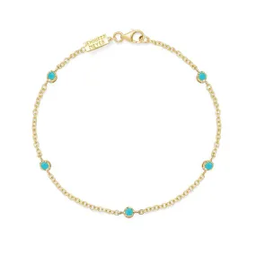 5 Illusion Set Turquoise Accent Bracelet