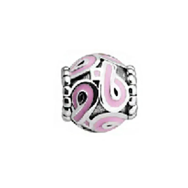 925 Silver Miami Palm Tree Sunset Charm for Women