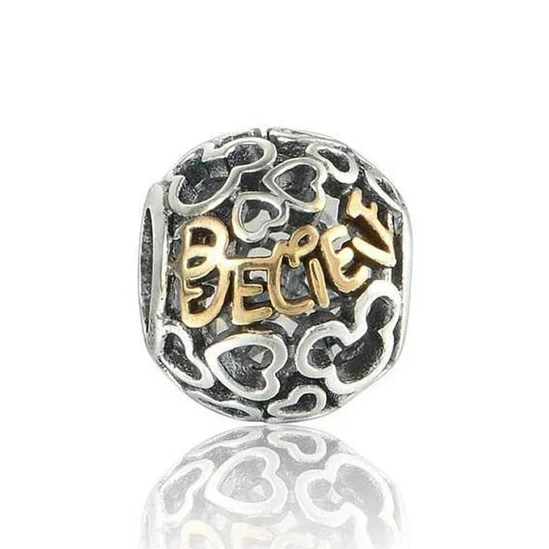 925 Silver Miami Palm Tree Sunset Charm for Women