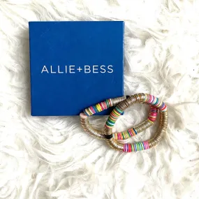 Allie   Bess Bracelet Set (including The Shak & Bright Rainbow)