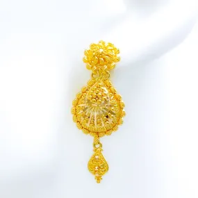 Beautiful Beaded Tassel Earrings