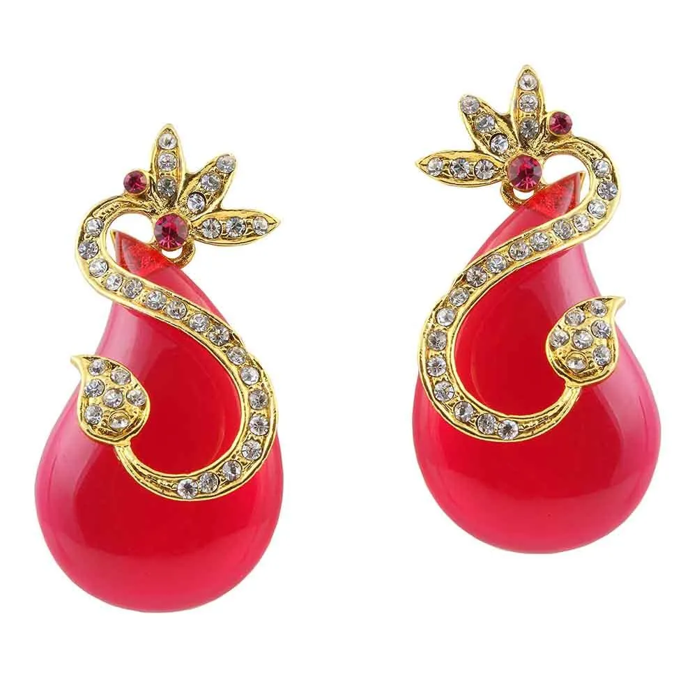 Bhavi Jewels Gold Plated Austrian Stone Dangler Earrings