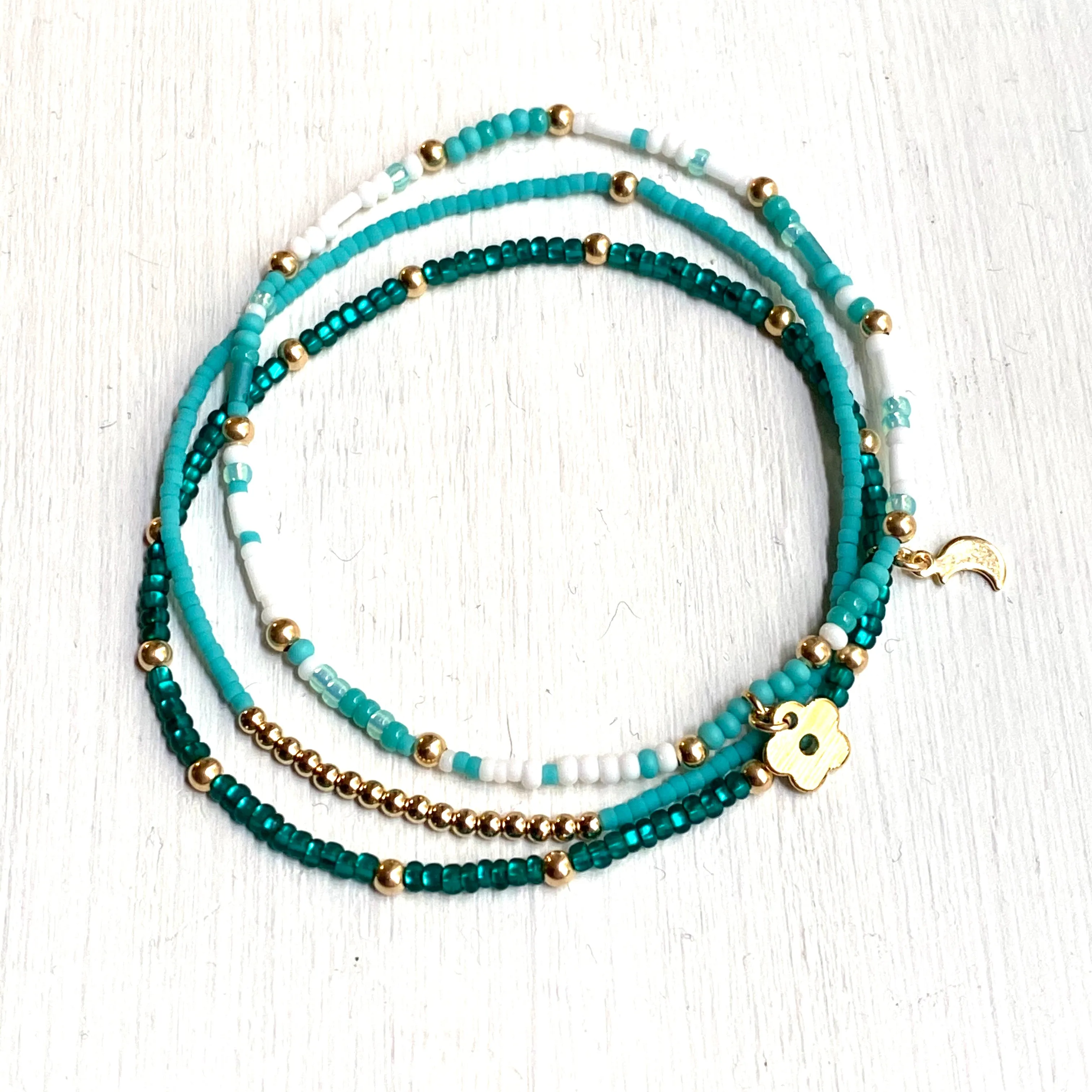 Blue Lagoon Bracelet Trio