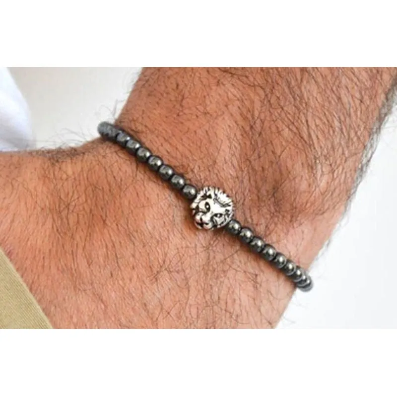 Bracelet Temperament Beaded Men's Zircon Inlaid Bracelet Set