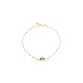 Bracelet With Emerald Stone