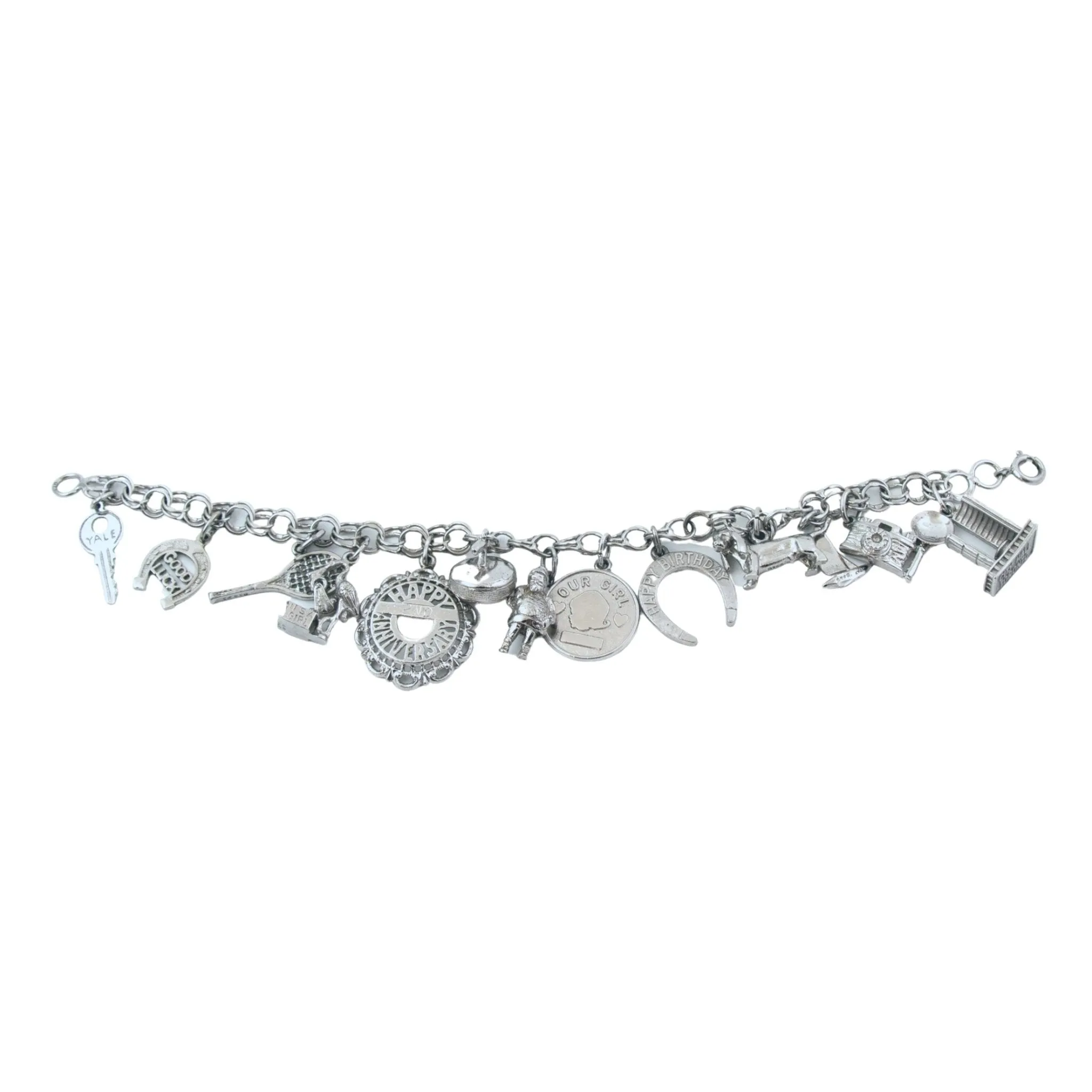 Canadian-Motif Charm Bracelet