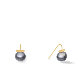 Catherine Canino Baby Pebble Pearl Earrings - Grey
