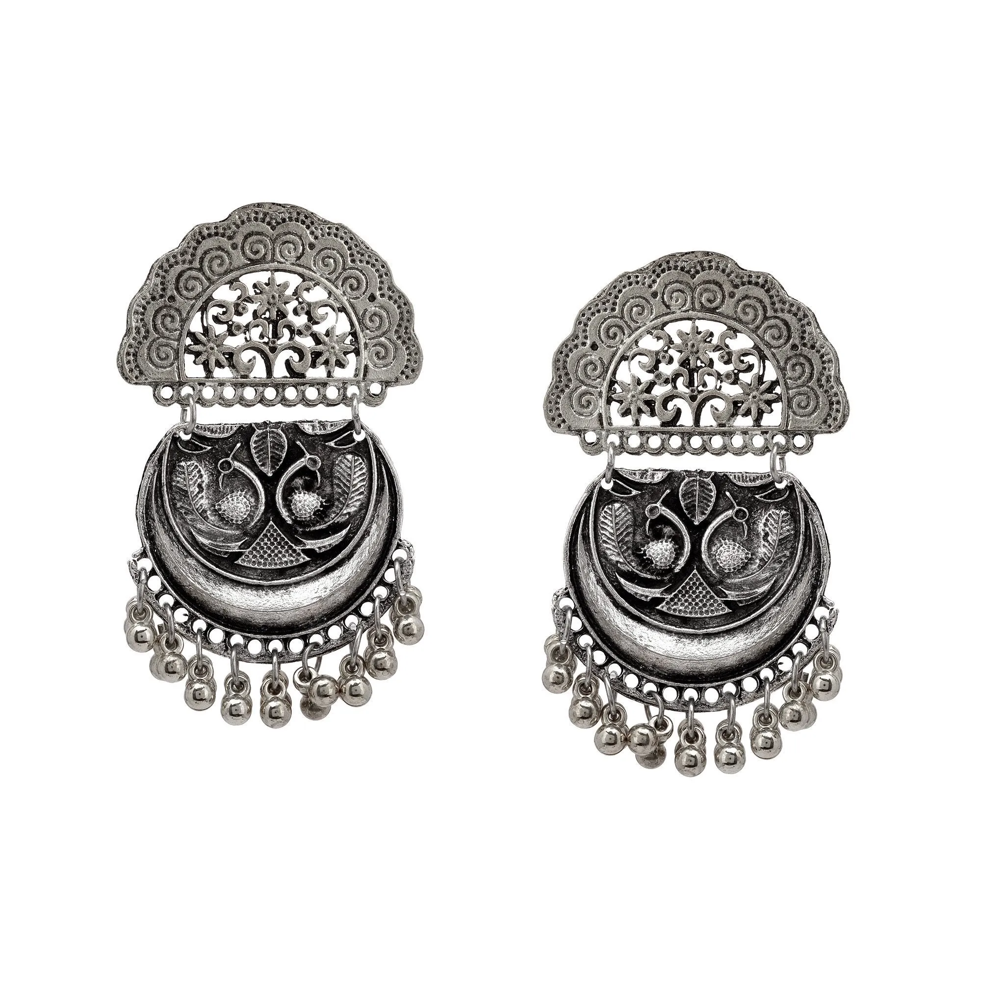 Chandbali Tassel Earrings