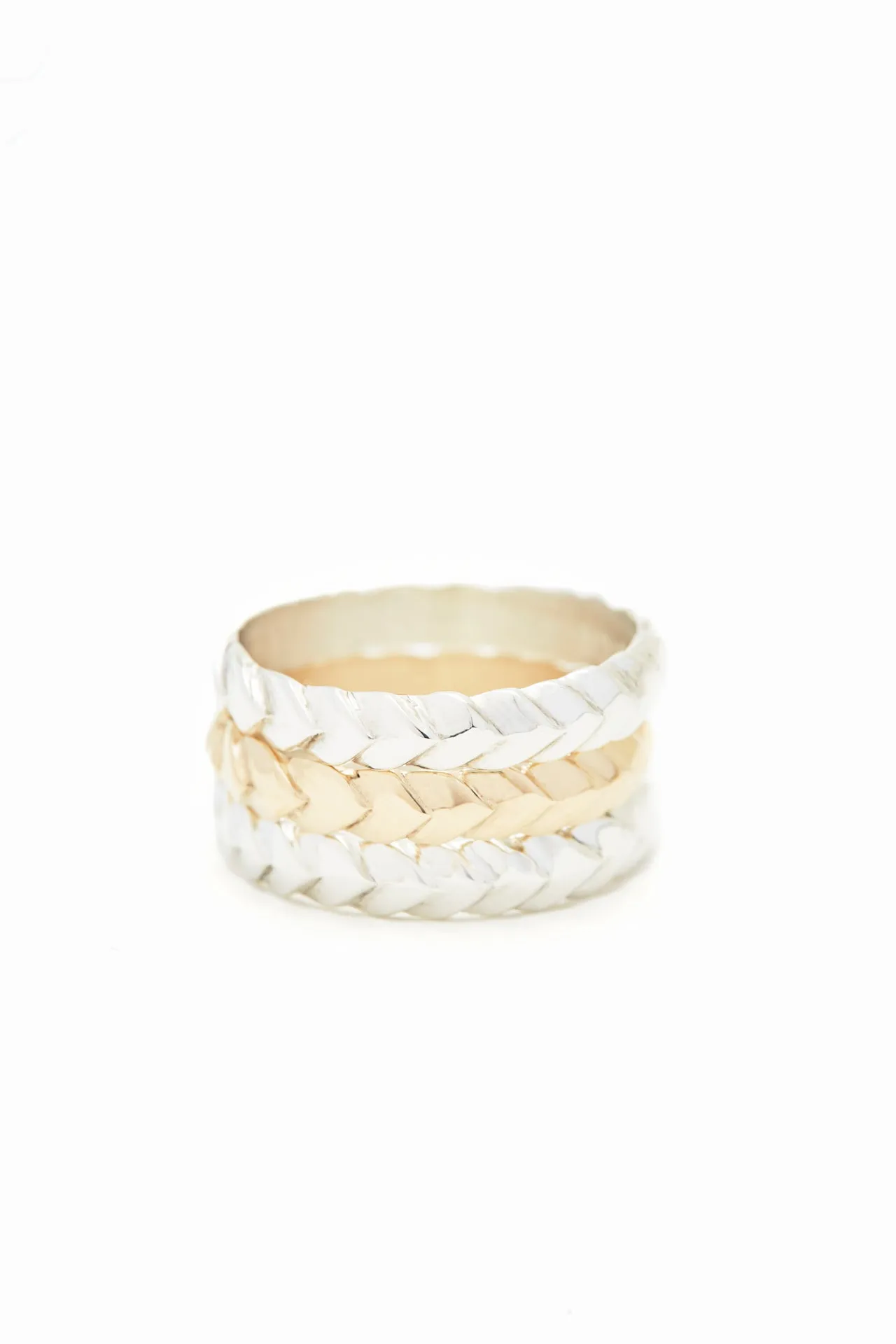 Chevronel Band 14K Yellow Gold