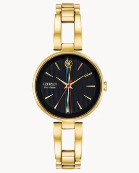 Citizen C-3PO Black Dial Bracelet Watch EM0808-51W