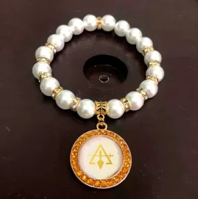 Council Bracelet - Gold and White