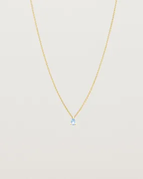 Danaë Slider Necklace | Ceylon Sapphire