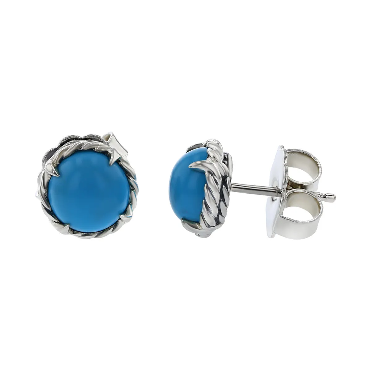 David Yurman Chatelaine Earrings with Turquoise