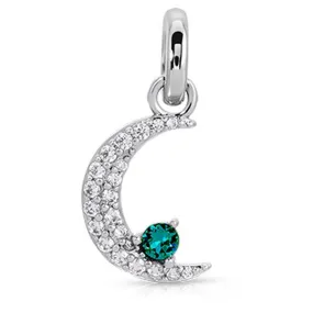 December Turquoise Birthstone Charm - Moon (Rewards Store)