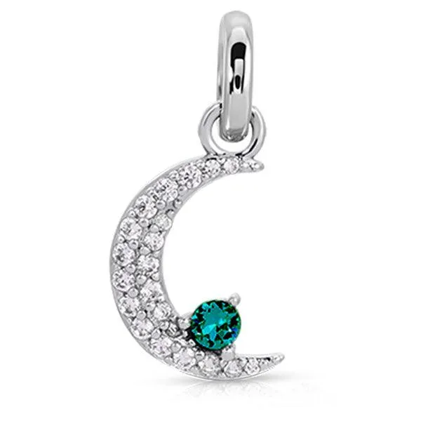 December Turquoise Birthstone Charm - Moon (Rewards Store)
