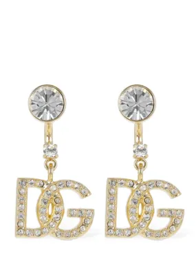 Dolce&amp;Gabbana   Diva DG crystal drop earrings 