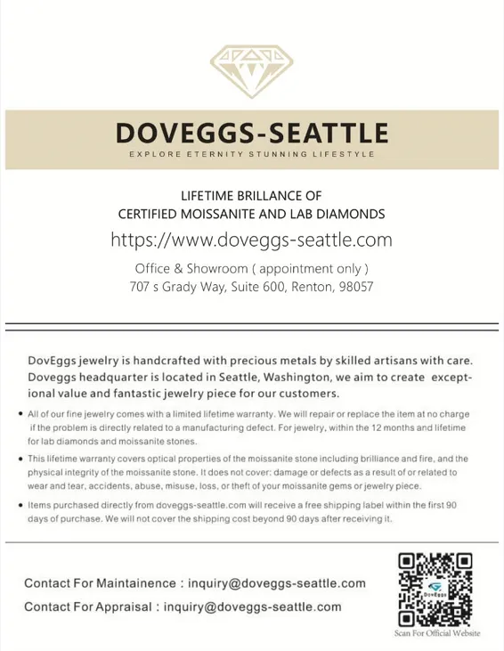 Doveggs Five stone oval moissanite wedding bands/moissanite/lab grown diamond ring-2.4mm band width