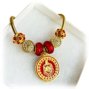 DST Region Charm Bracelet (Gold / Stainless Steel)