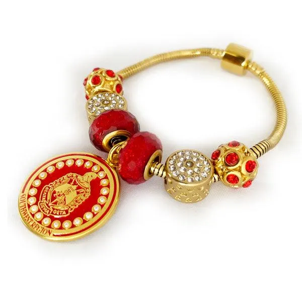 DST Region Charm Bracelet (Gold / Stainless Steel)
