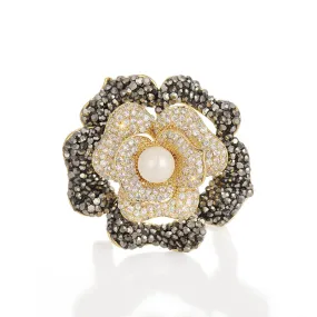 Embellished Poppy Radiance Lapel Pin