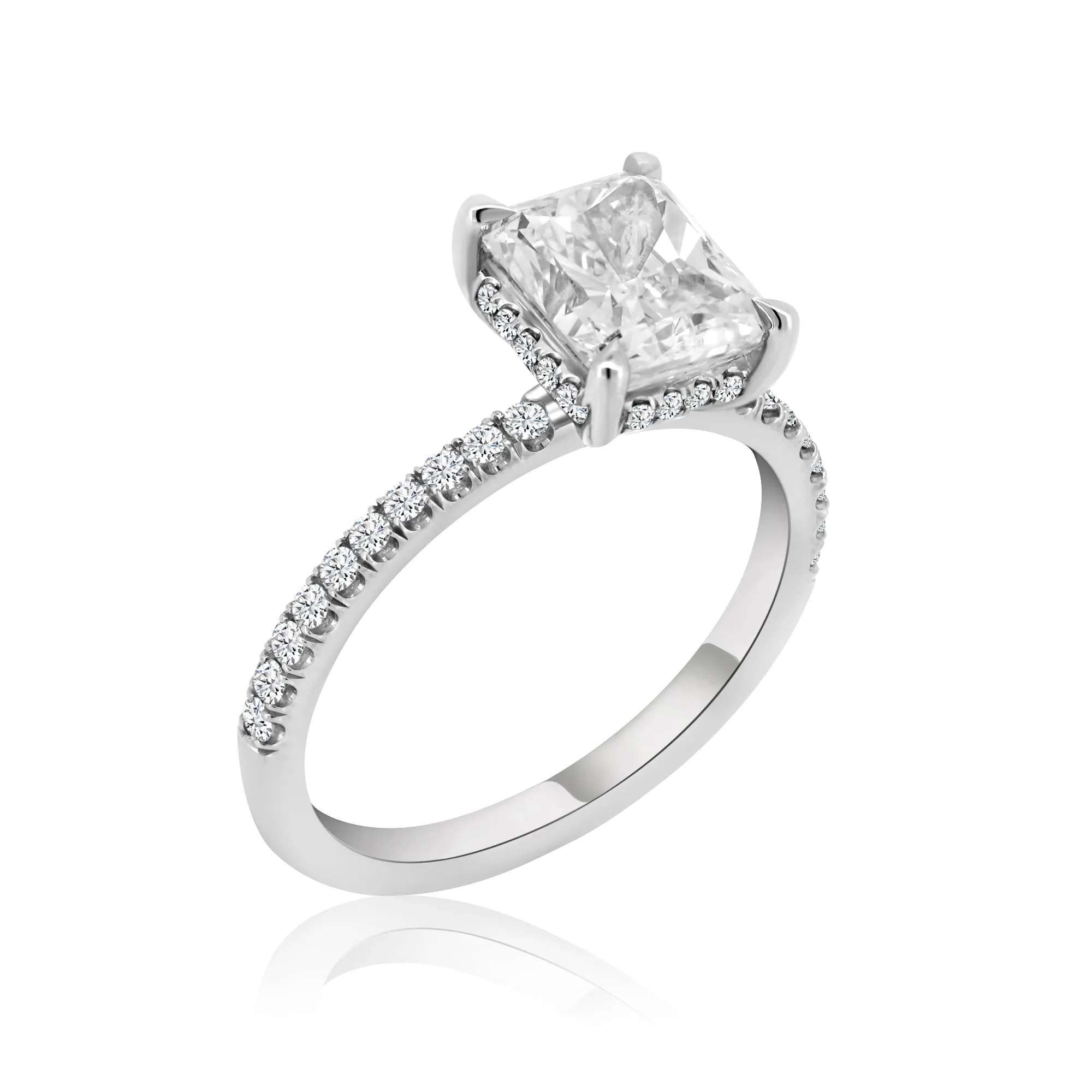 Emerald Cut Diamond Ring