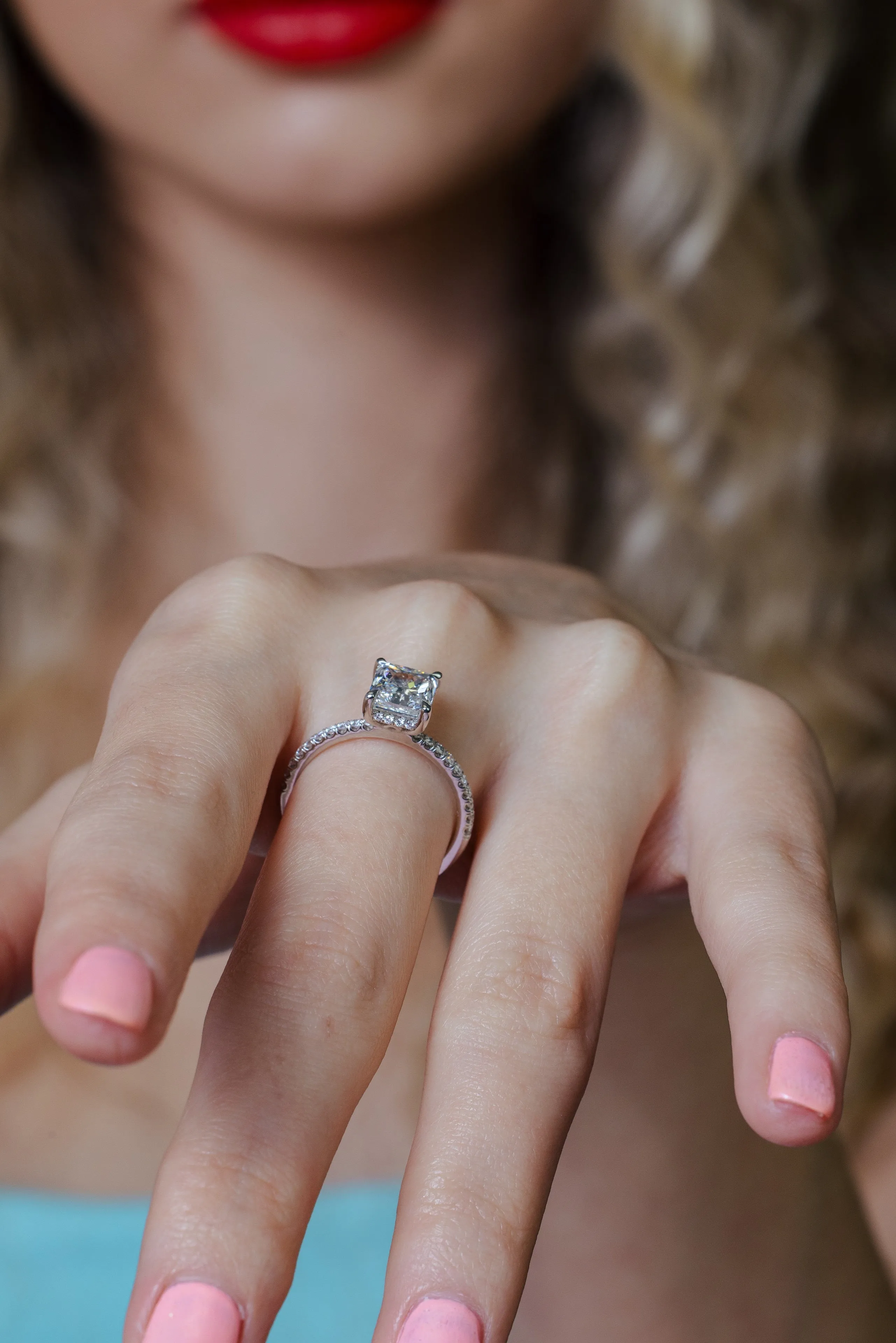 Emerald Cut Diamond Ring