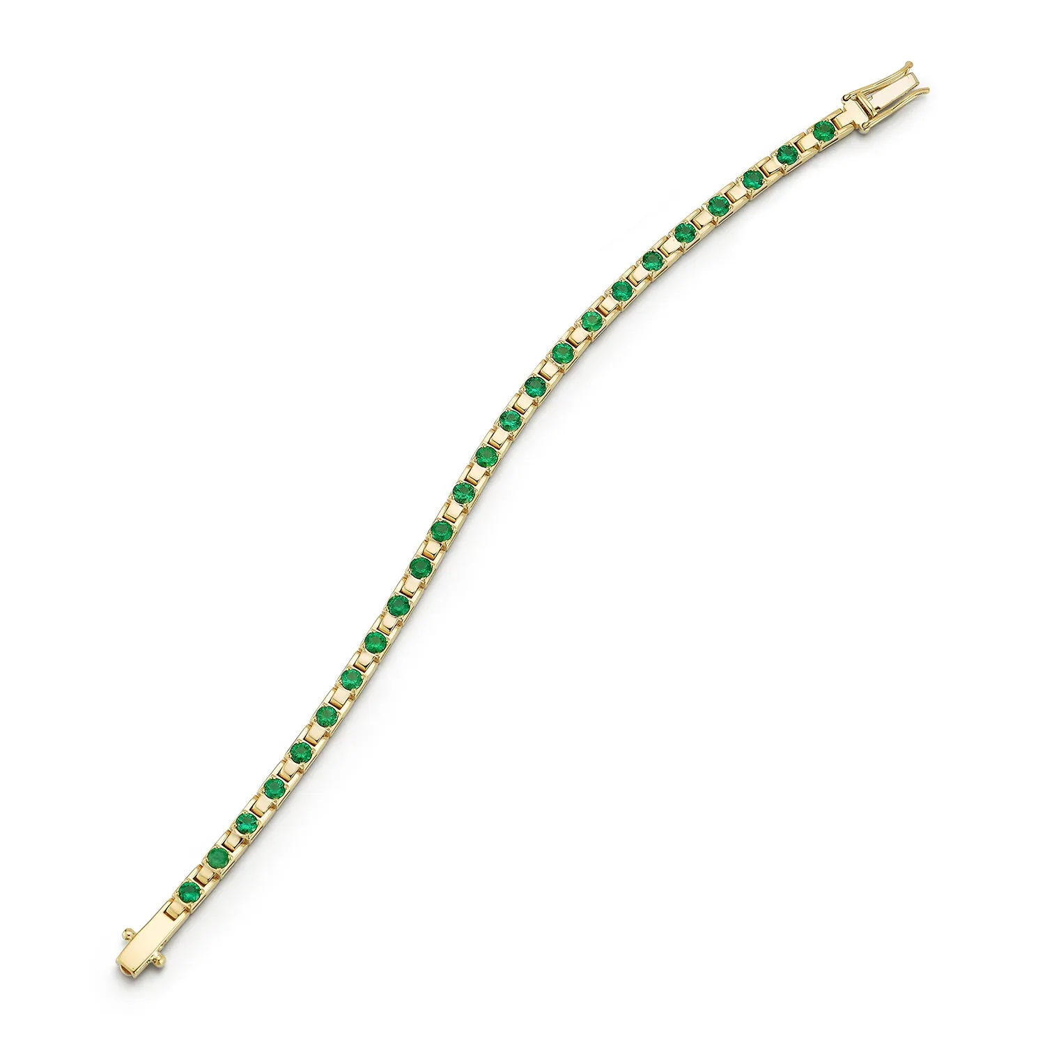 Escalator Emerald Dot Bracelet