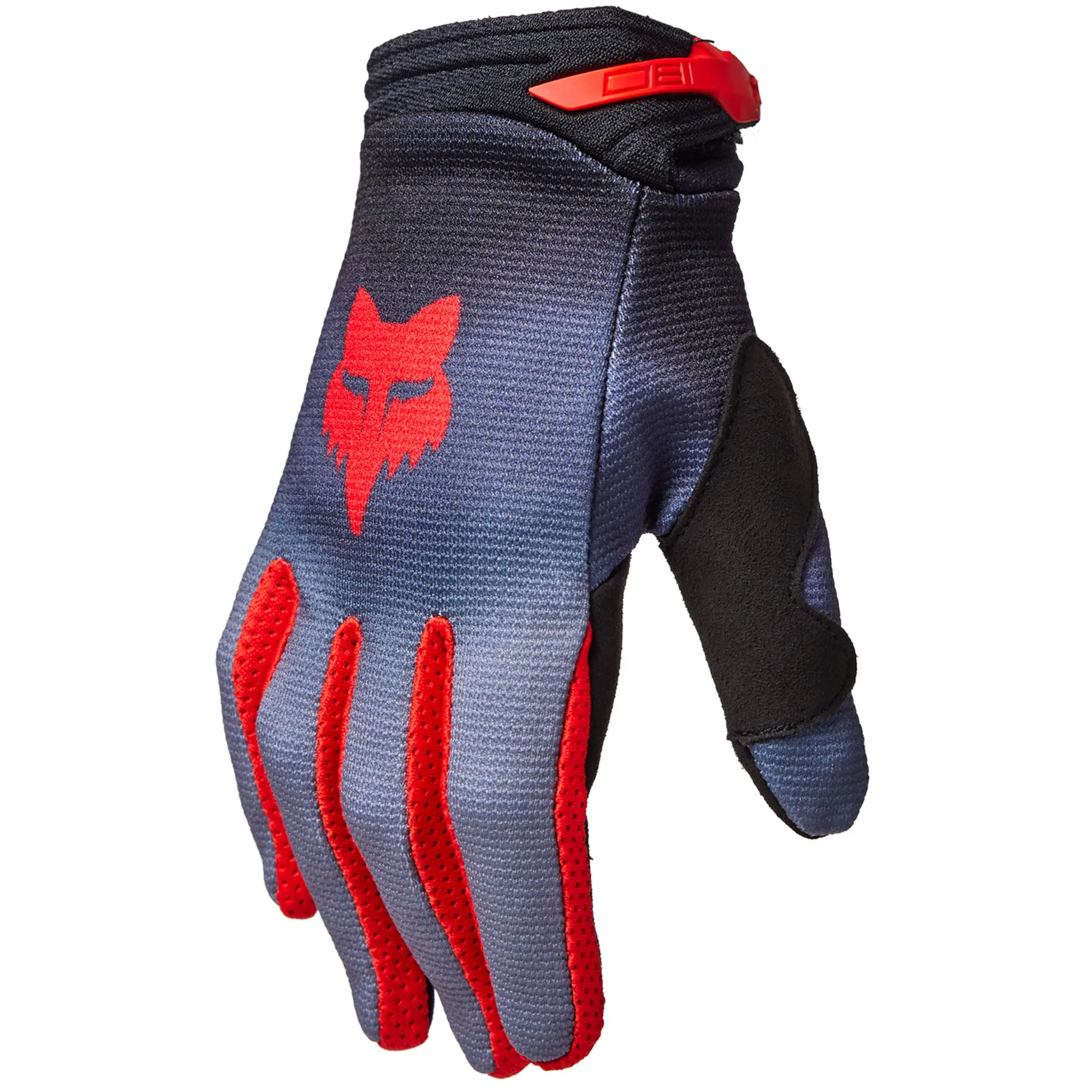 Fox Racing 180 Interfere Standard Offroad Gloves Grey/Red
