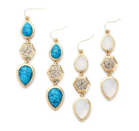 Geometric Drop Earrings
