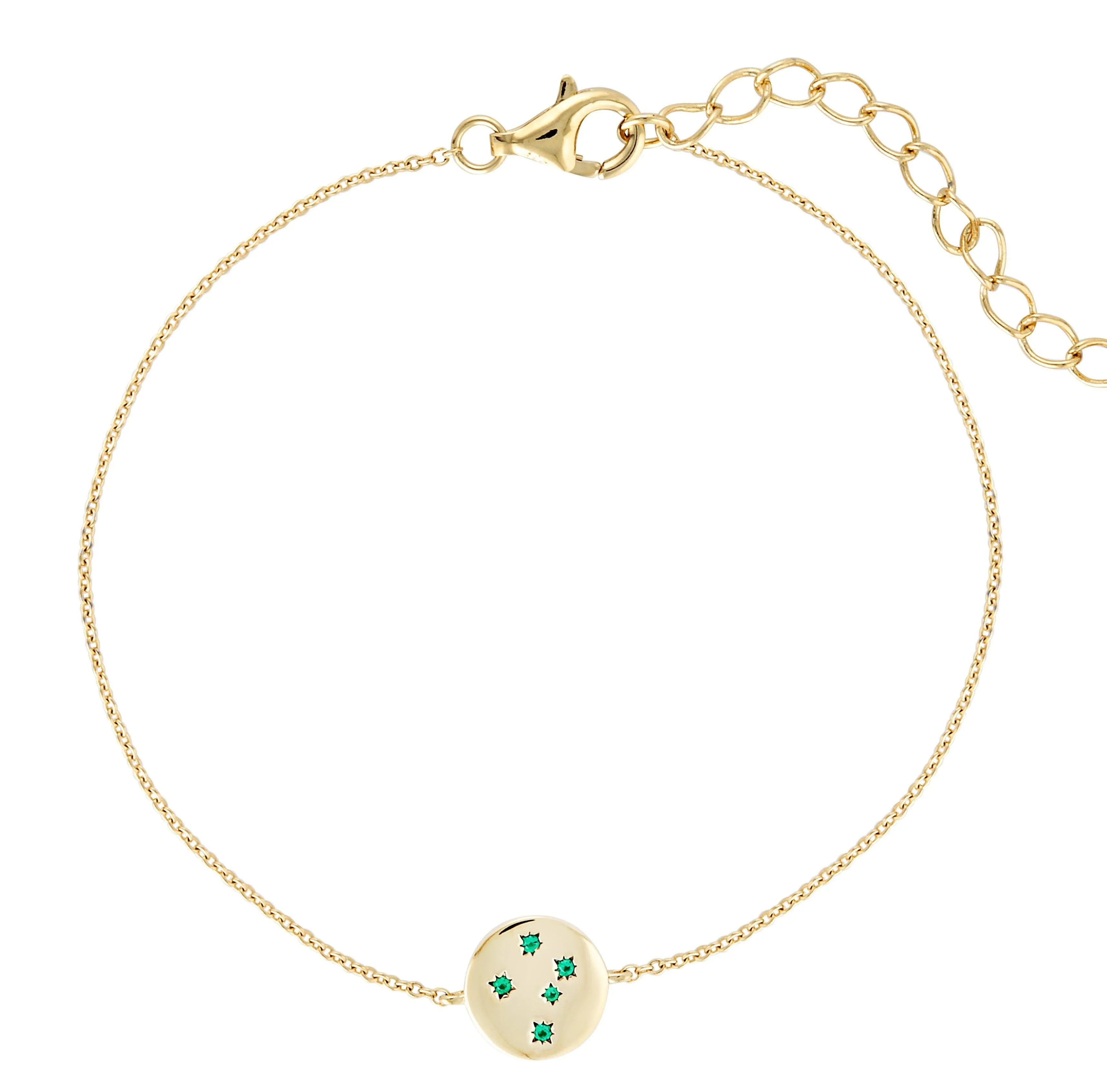GEORGINI COMMONWEALTH COLLECTION SOUTHERN CROSS BRACELET GOLD