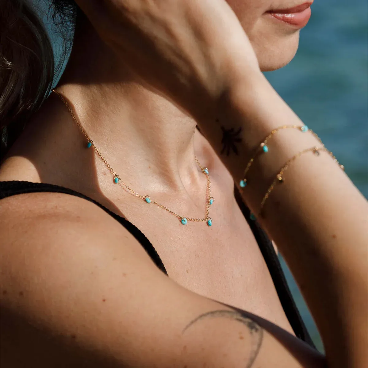 Gold Minimal Necklace | Telltale Turquoise