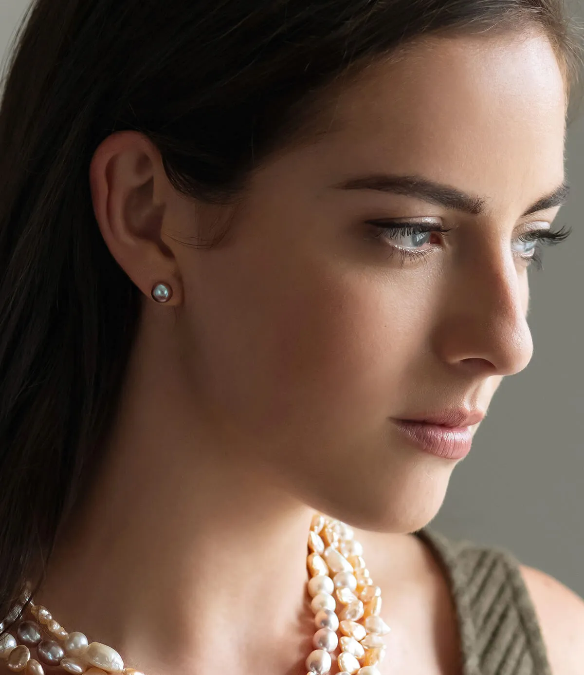 Grace Pink Pearl Earrings