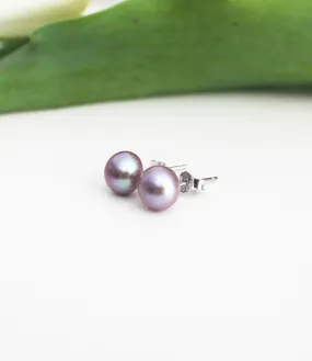 Grace Pink Pearl Earrings