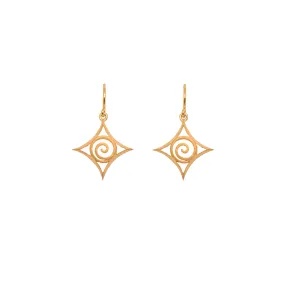 Gratitude Wire Earrings 24K Gold Vermeil