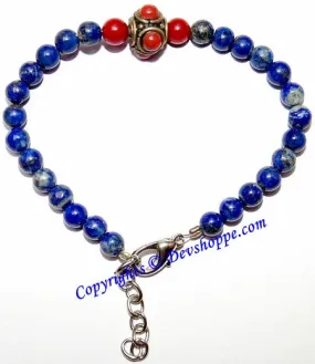 High quality Lapiz Lazuli beads designer bracelet