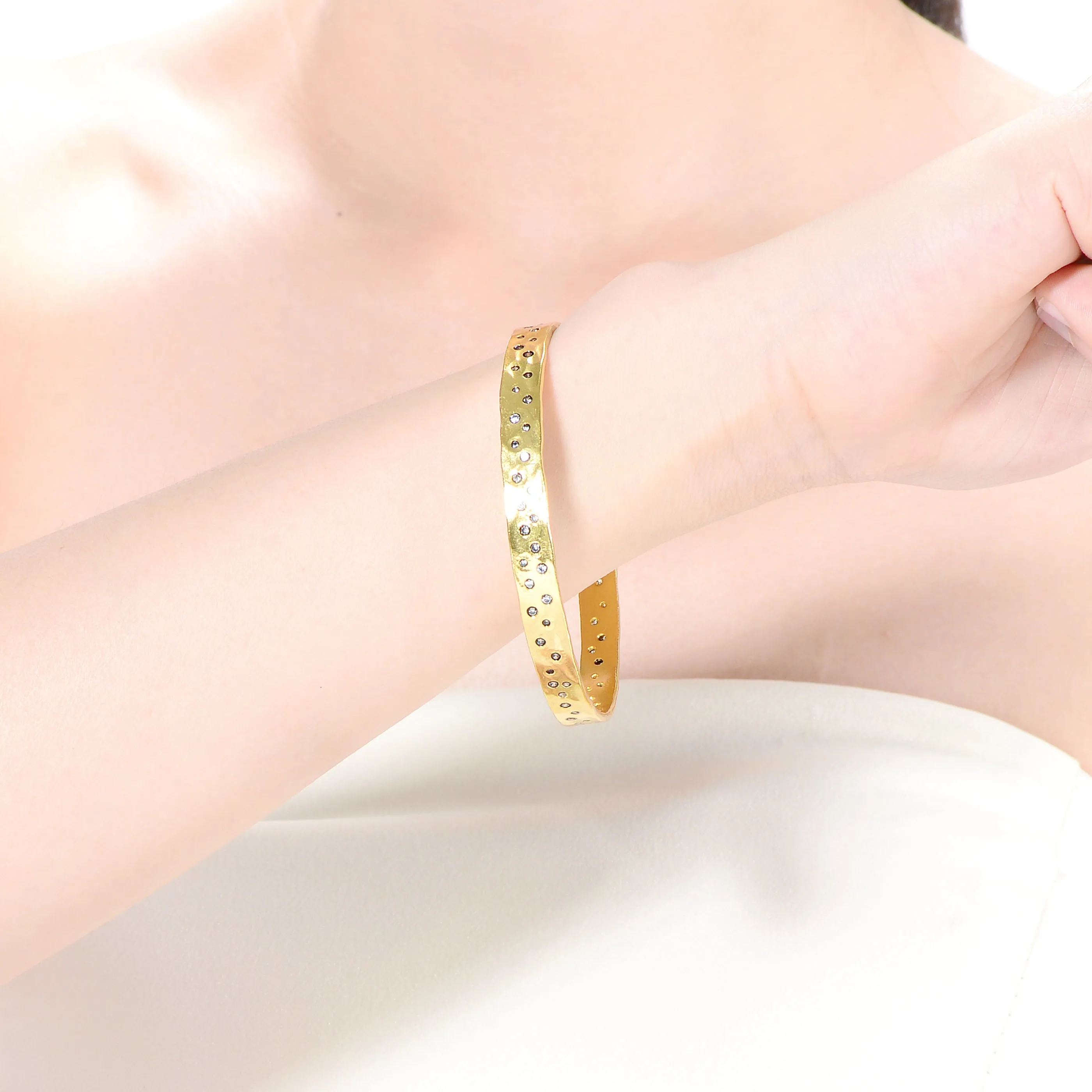 Jeanne Multi-Stone Last Pair Bangle Bracelet