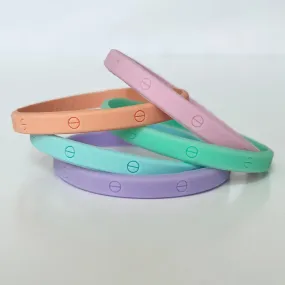 Jelly "Love" Bracelet Pastel