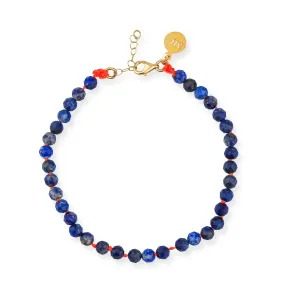 Lapis Lazuli Beaded Bracelet