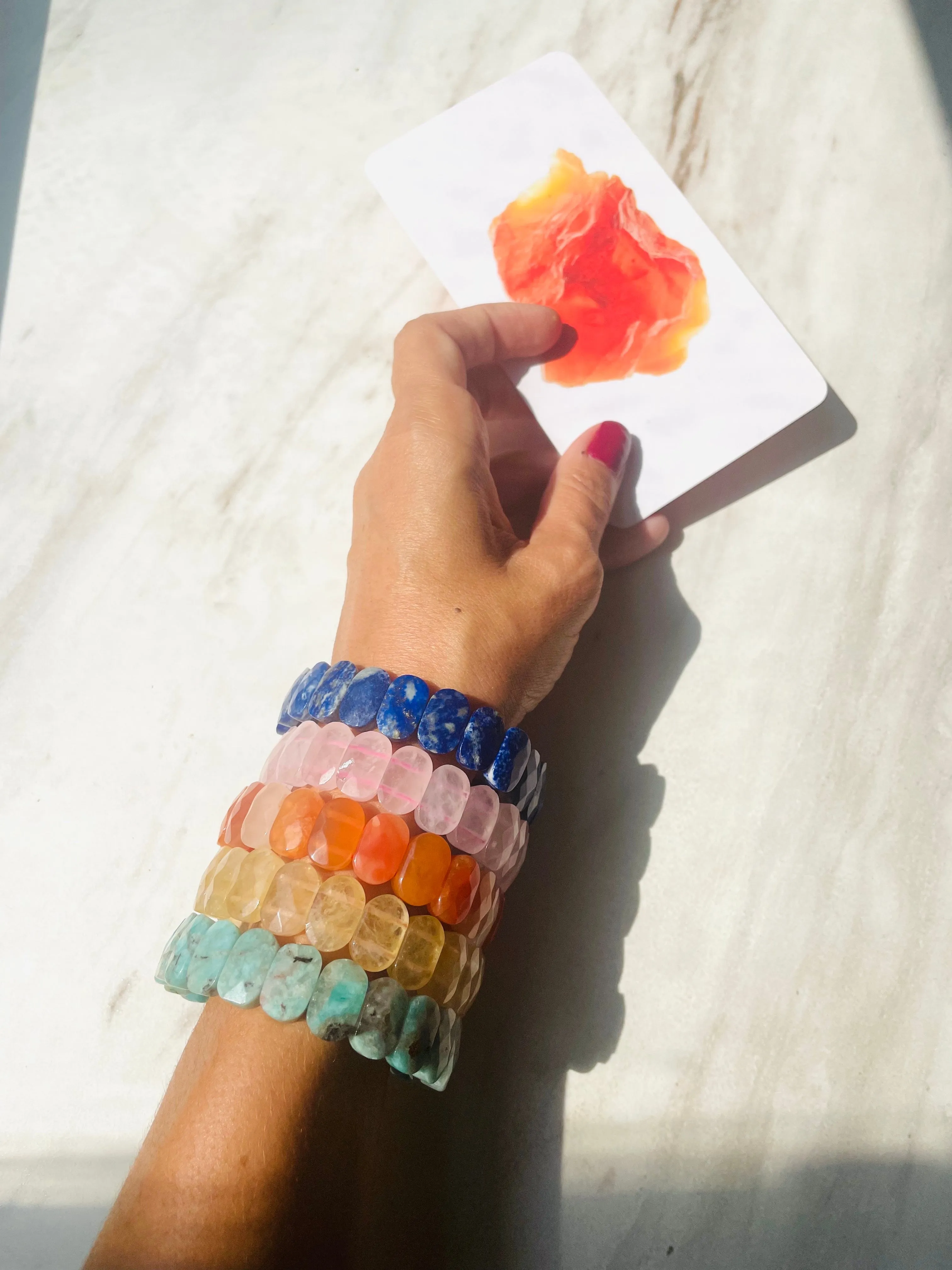 Lapis Lazuli  Chunky Bracelet