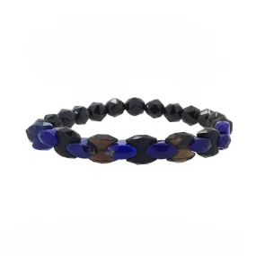 Lapis Lazuli Links with Black Spinel