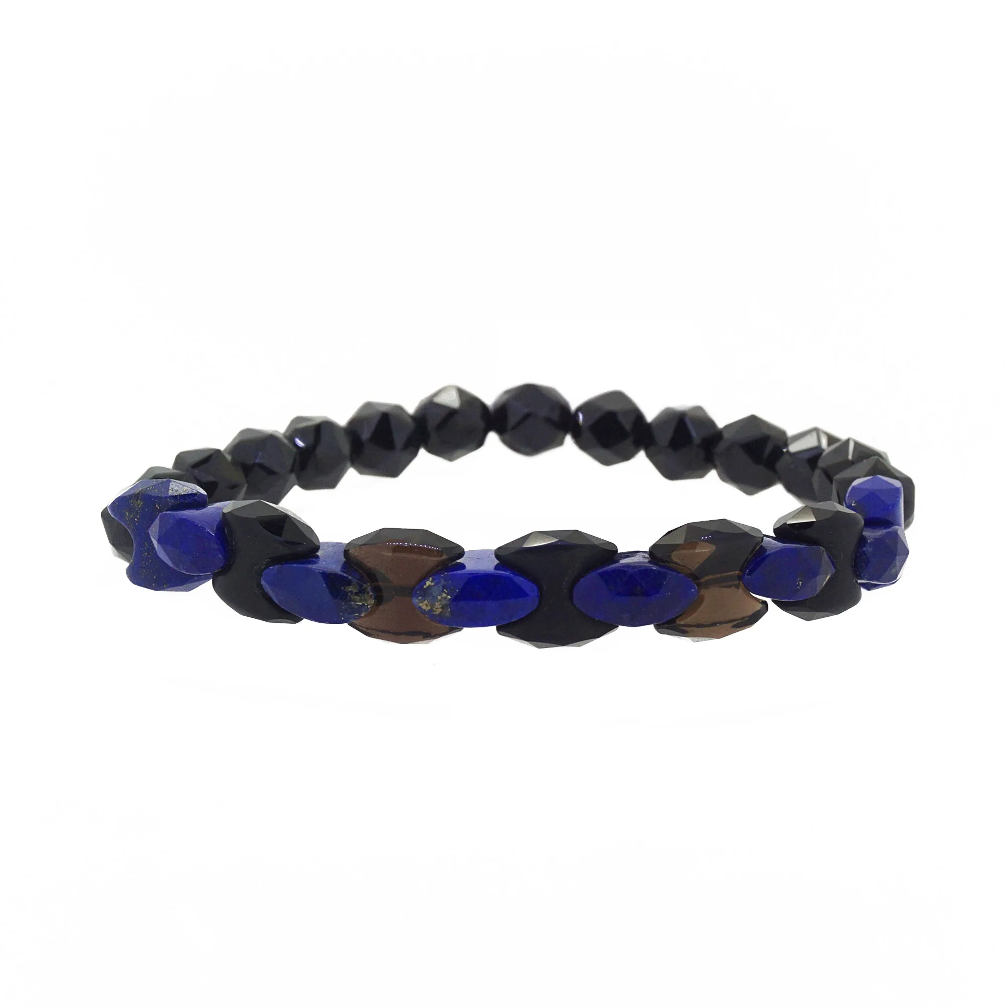 Lapis Lazuli Links with Black Spinel