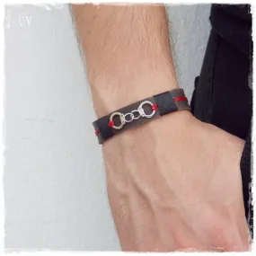 Leather Hand-Cuff Bracelet